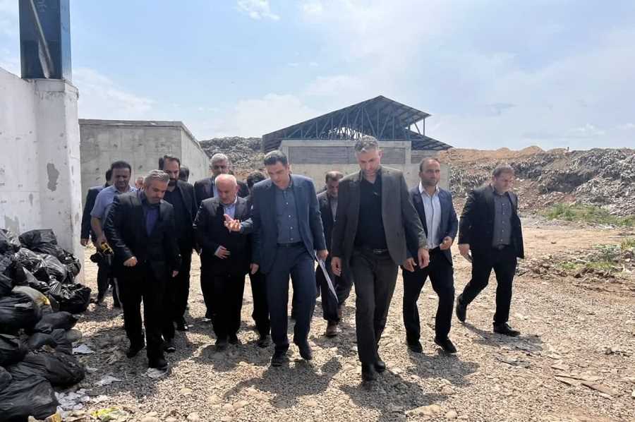 بازدید استانداز از 2 پروژه کلیدی شهری قائمشهر